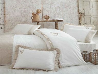 Eco Cotton Fitted Bed Linen Set NEVRA